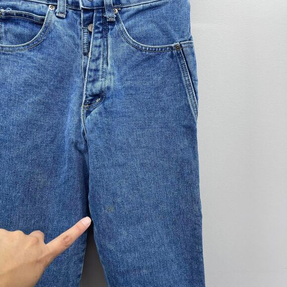 Vintage‎ Z Cavaricci High Rise Button Fly Straight Jeans Style 0219553P - Picture 3 of 7